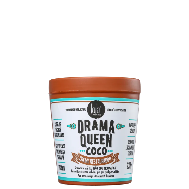 Lola Cosmetics Drama Queen Coco - Máscara de Nutrição 230g