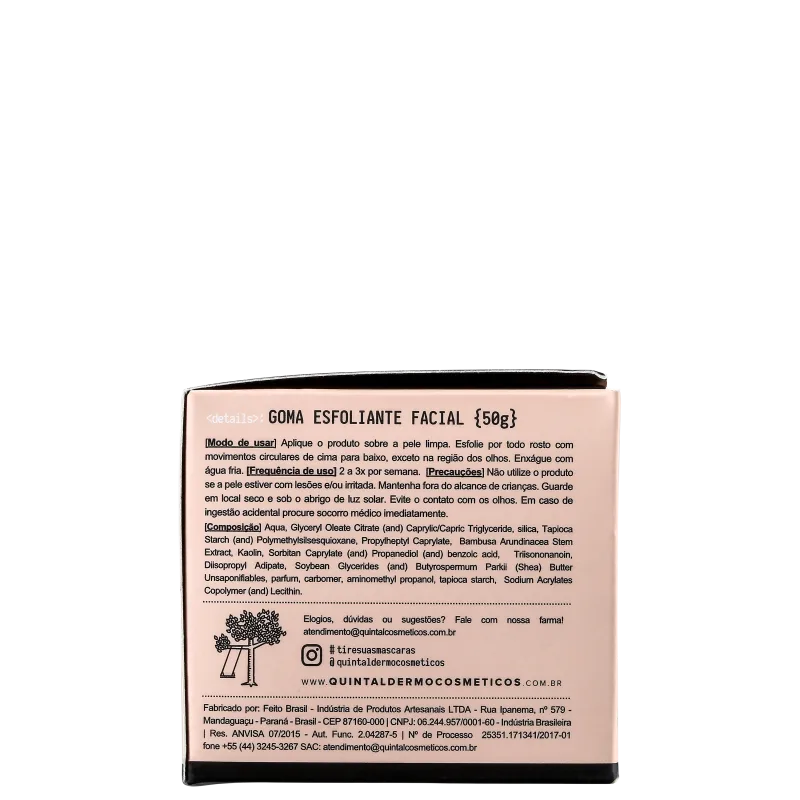 Quintal Rochás Goma - Esfoliante Facial 50g