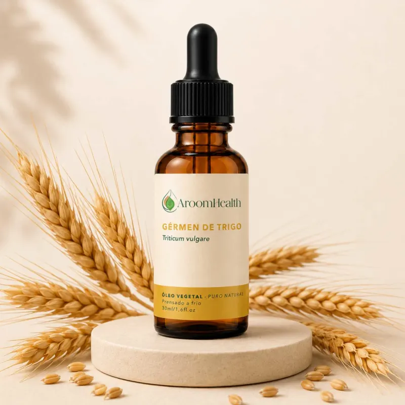 Óleo vegetal puro natural de Gérmen de trigo - 30 ml