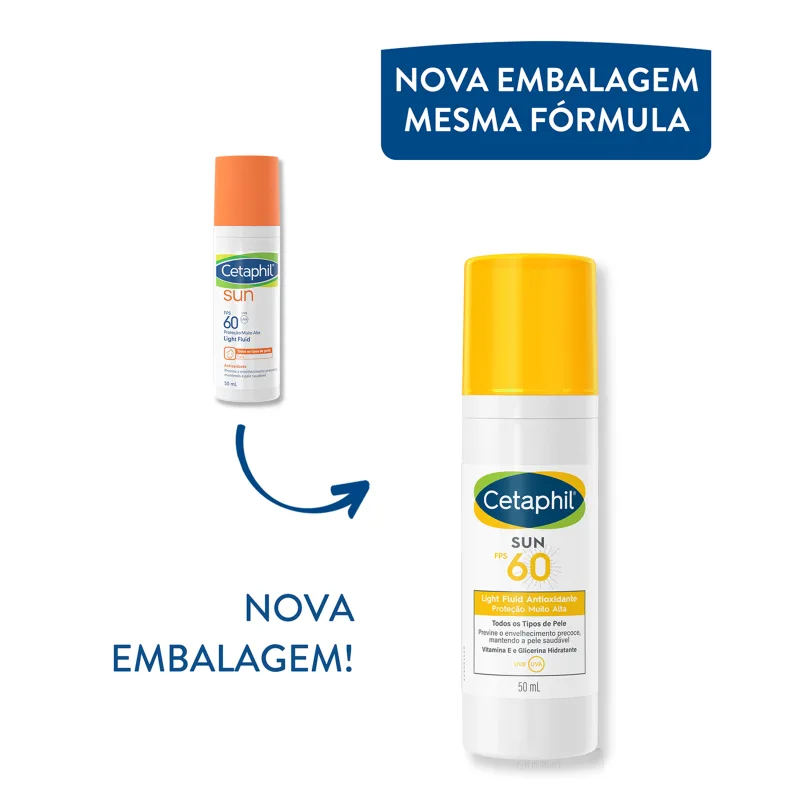 Cetaphil Sun Antioxidante FPS 60 - Protetor Solar Facial 50ml