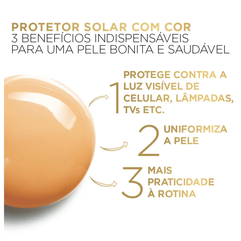 L'Oréal Paris UV Defender Antioleosidade FPS 60 Média - Protetor Solar Facial 40g