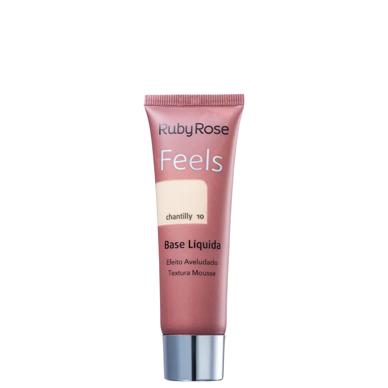 Ruby Rose Feels Chantilly 010 - Base Líquida 29ml