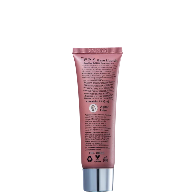 Ruby Rose Feels Bem-Casado 040 - Base Líquida 29ml