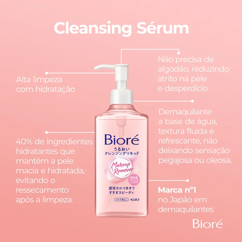 Bioré Make Up Remover Cleansing - Sérum Demaquilante 230ml