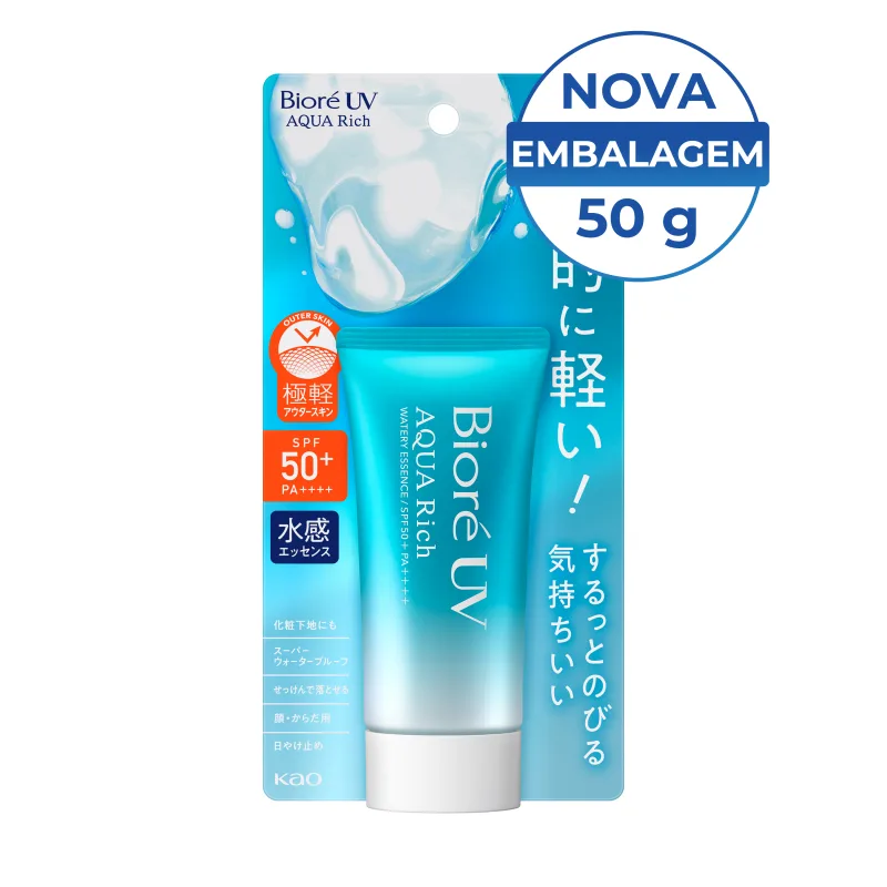 Bioré Aqua Rich Watery Essence FPS 50 - Protetor Solar Facial 50g