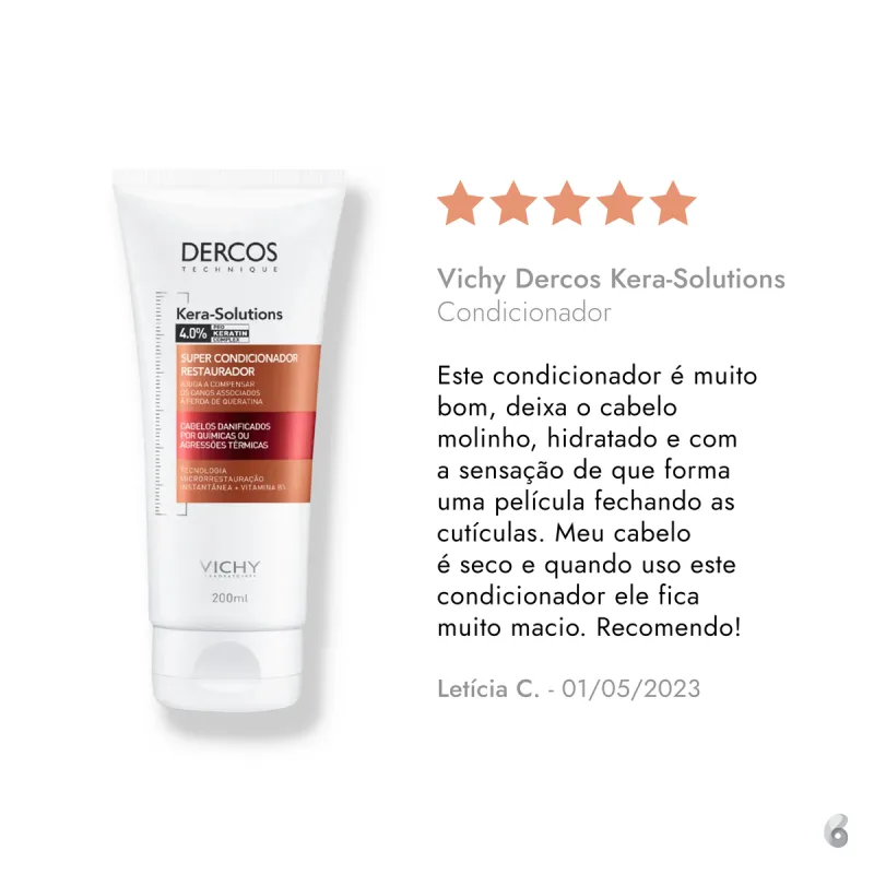 Vichy Dercos Kera-Solutions - Condicionador Reparador 200ml