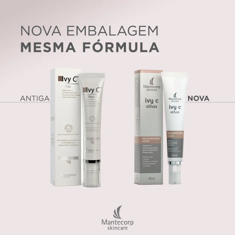 Mantecorp Ivy C Olhos - Creme Antissinais para Área dos Olhos 15g