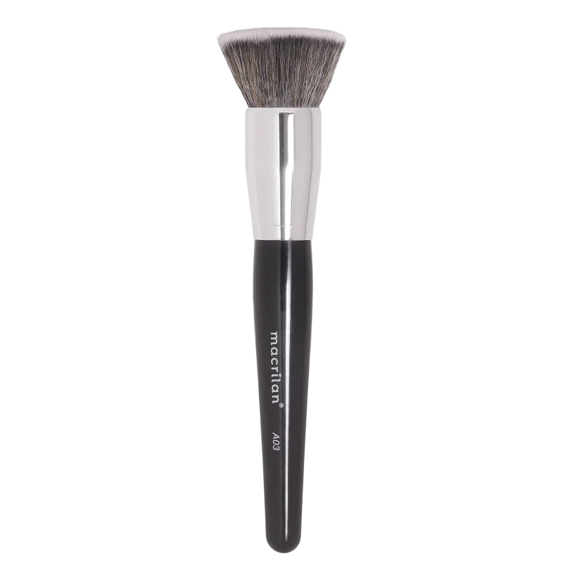 Macrilan Max A03 - Pincel Kabuki Reto para Base