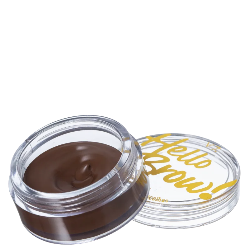 Vizzela Cosméticos Hello Brow! 03 Marrom Escuro - Gel para Sobrancelha 8g