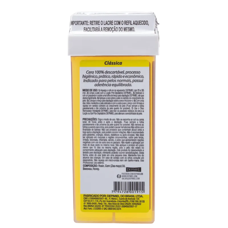 Depimiel Clássica - Cera Depilatória Roll-On 100g