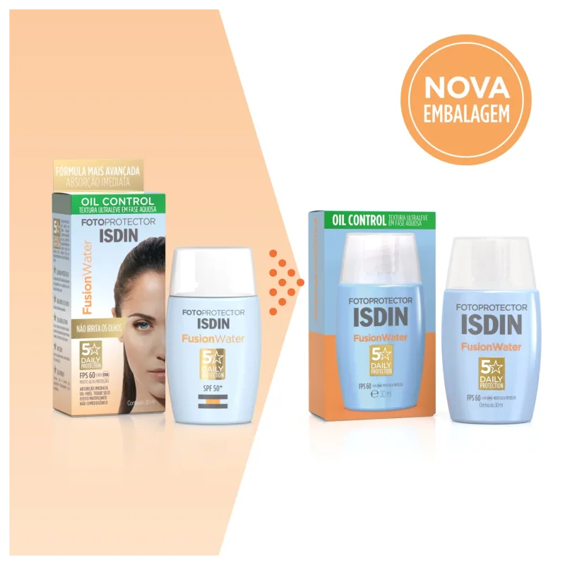 Kit ISDIN Micellar Solution Fotoprotector Fusion Water (2 Produtos)