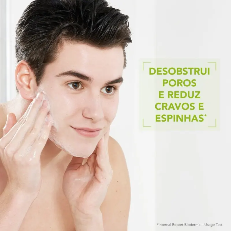 Bioderma Sébium Gel Moussant Actif - Gel de Limpeza Purificante Intensiva 200ml