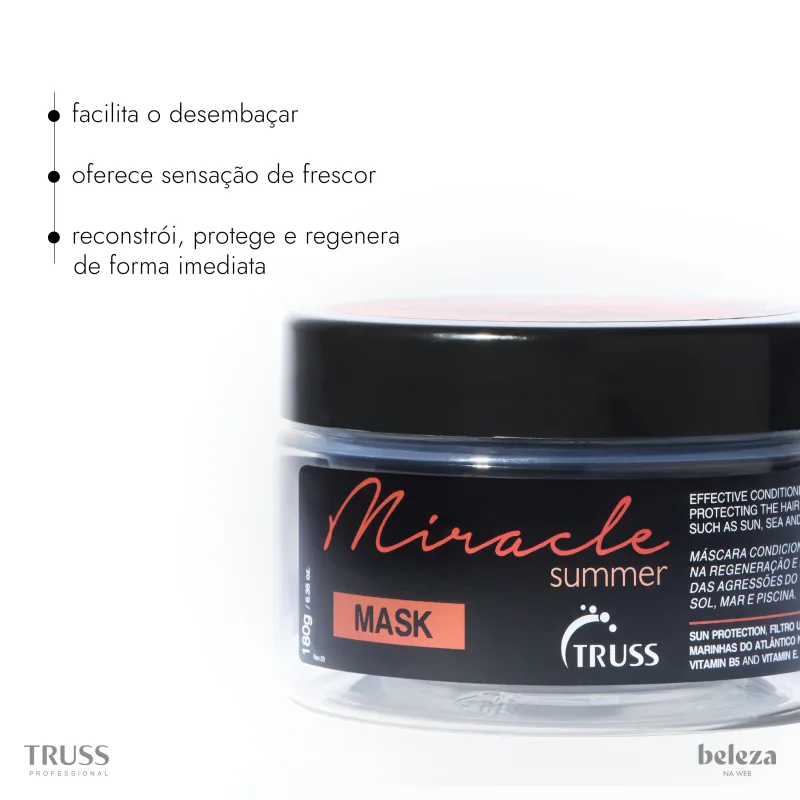 TRUSS Miracle Summer - Máscara Capilar 180g