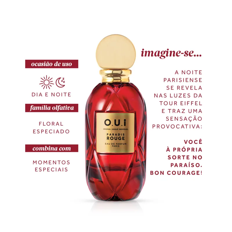 O.U.i Paradis Rouge Eau de Parfum 75ml