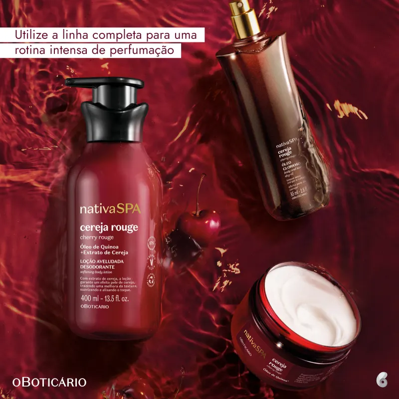 Nativa SPA Cereja Rouge o Boticário - Sabonete Líquido 250ml