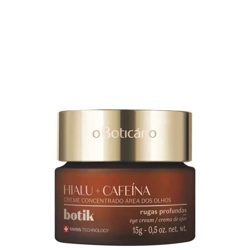 o Boticário Botik Hialu + Cafeína - Creme Concentrado para Área dos Olhos 15g