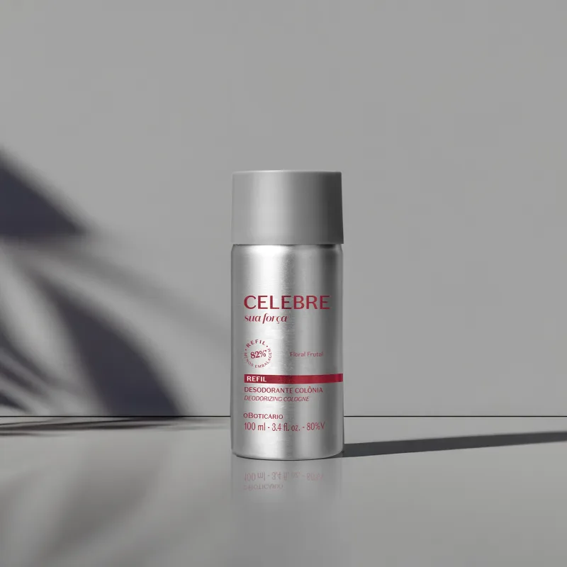 Refil Celebre Sua Força Desodorante Colônia Feminino 100ml