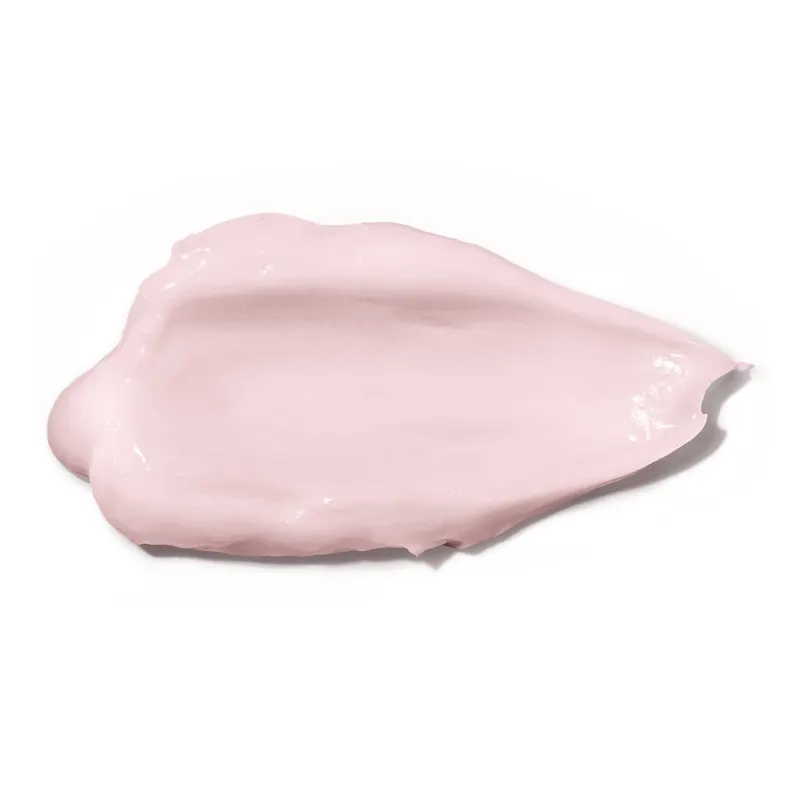 Imagem da textura do creme relaxante corporal Cuide-se Bem Cereja de Fases de cor rosa pálido, com aspecto cremoso e brilhante, apresentando superfície lisa e uniforme.