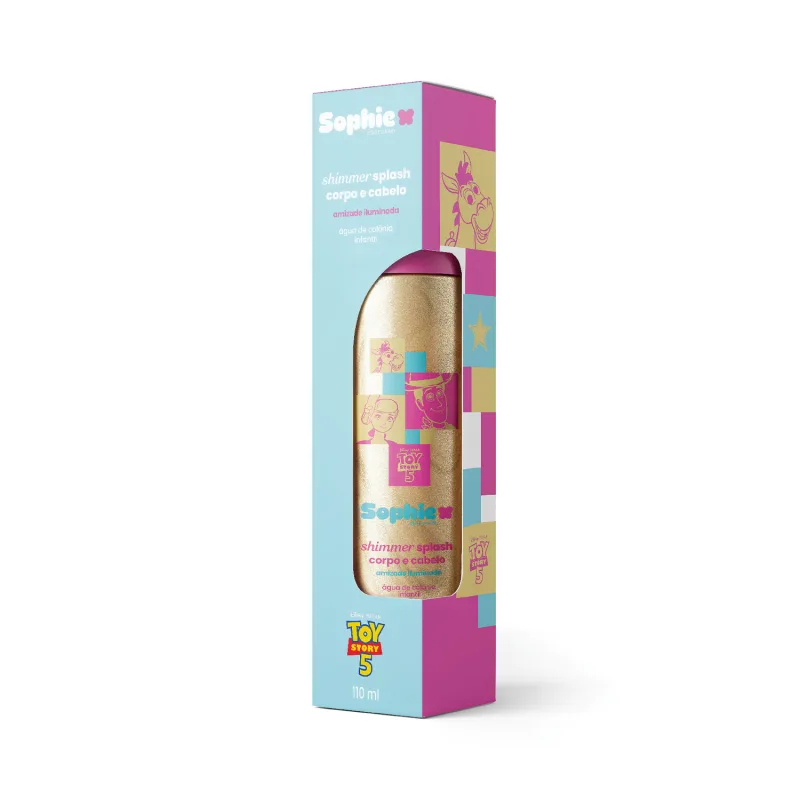 Shimmer Splash Corpo e Cabelo Sophie Toy Story 5 Amizade Iluminada 110ml