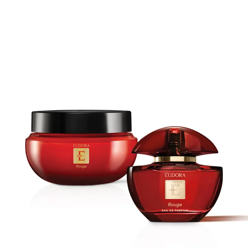 Combo Eudora Rouge: Eau de Parfum 75ml + Creme Desodorante Hidratante Corporal 250g