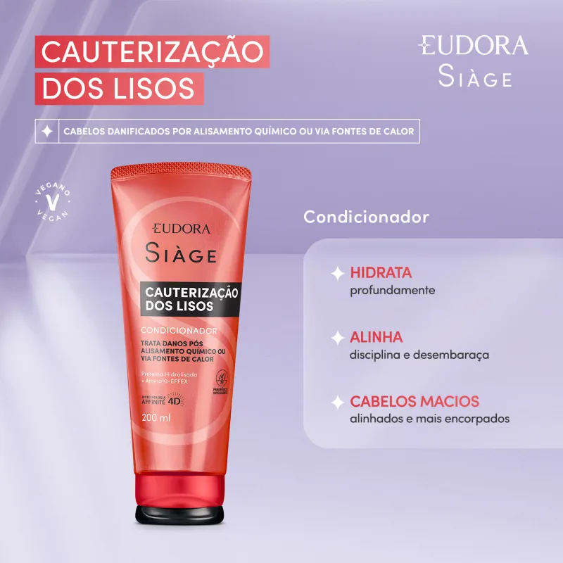 Condicionador Siàge Cauterização dos Lisos 200ml