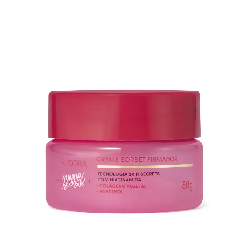 Eudora Niina Secrets Skin Sorbet Firmador - Creme Facial 80g