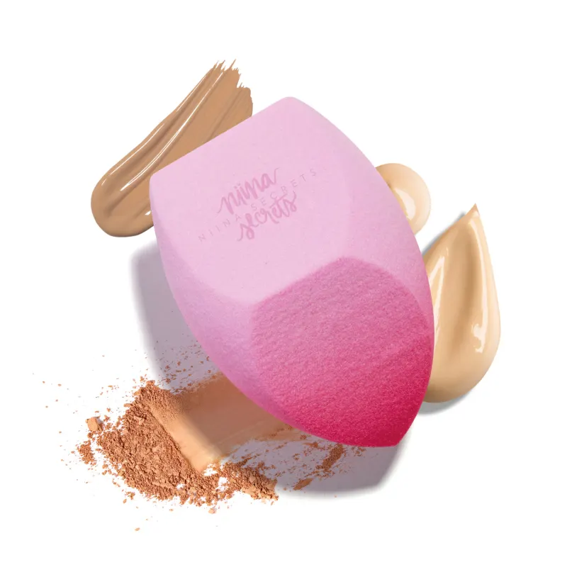 Esponja para Maquiagem Eudora Niina Secrets Pink Blend, 1 unidade.