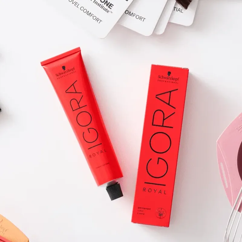 Kit Schwarzkopf Professional Igora Royal 8-77 + Água Oxigenada 30 Volumes (2 Produtos)