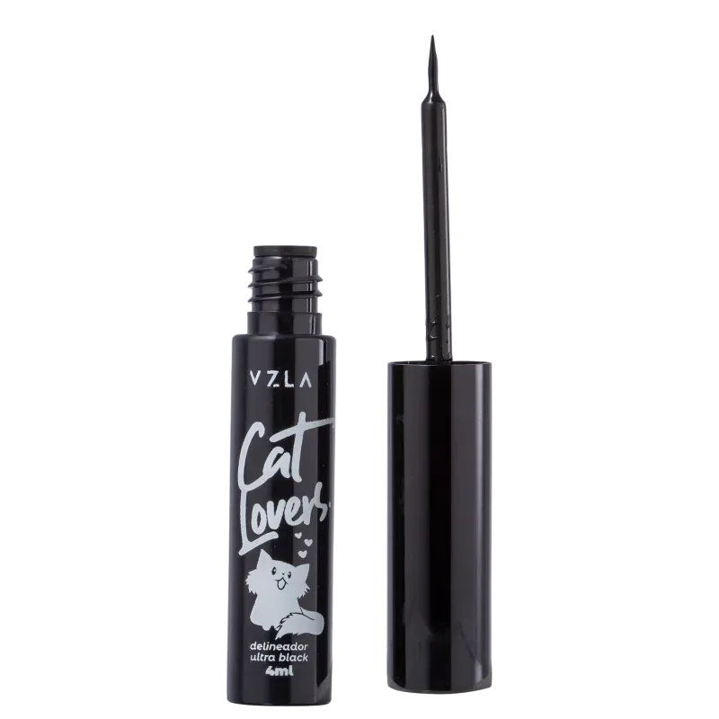 Kit Vizzela Máscara de Cilios No Panda Black + Delineador Ultra Black + Lapiseira Ultra Black