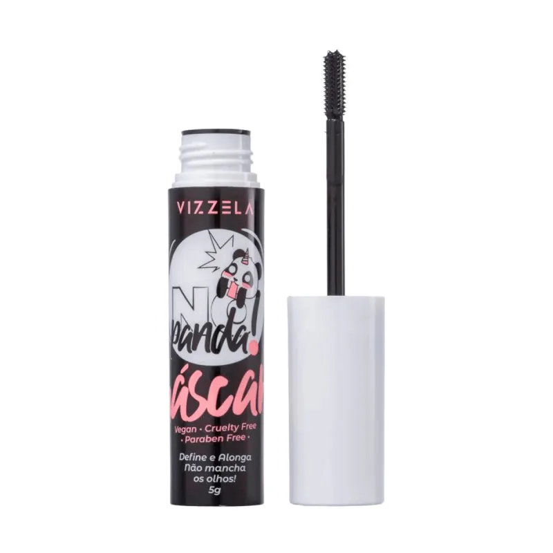Kit Vizzela Máscara de Cilios No Panda Black + Delineador Ultra Black + Lapiseira Ultra Black