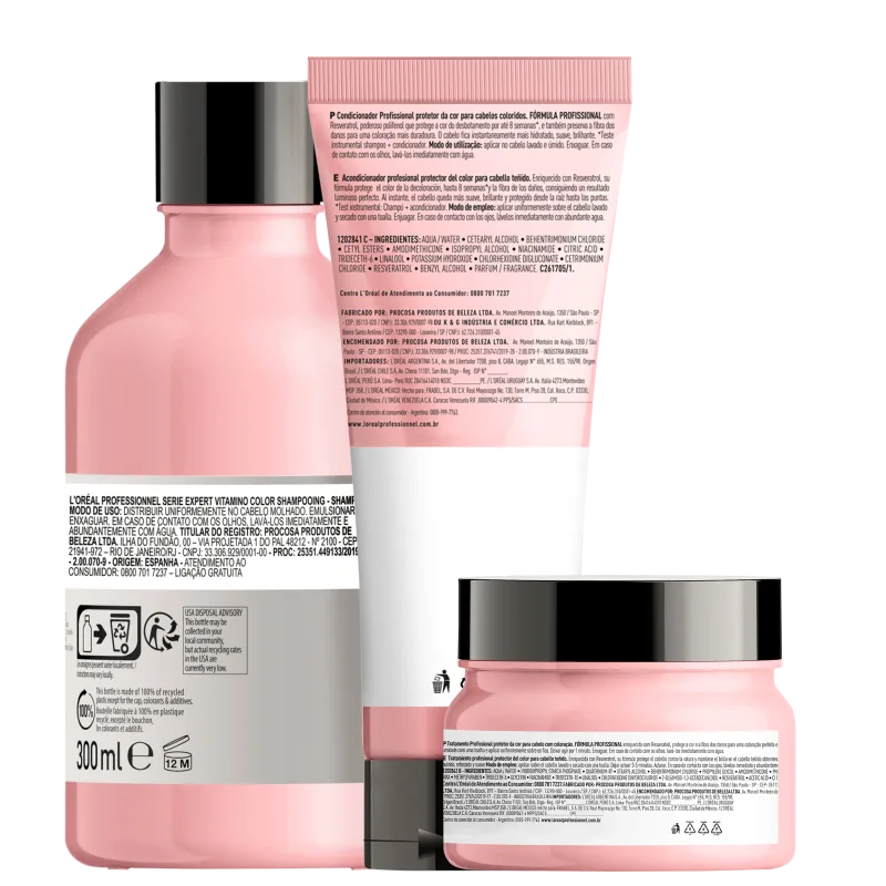 Kit L'Oréal Professionnel Serie Expert Vitamino Color Trio (3 Produtos)