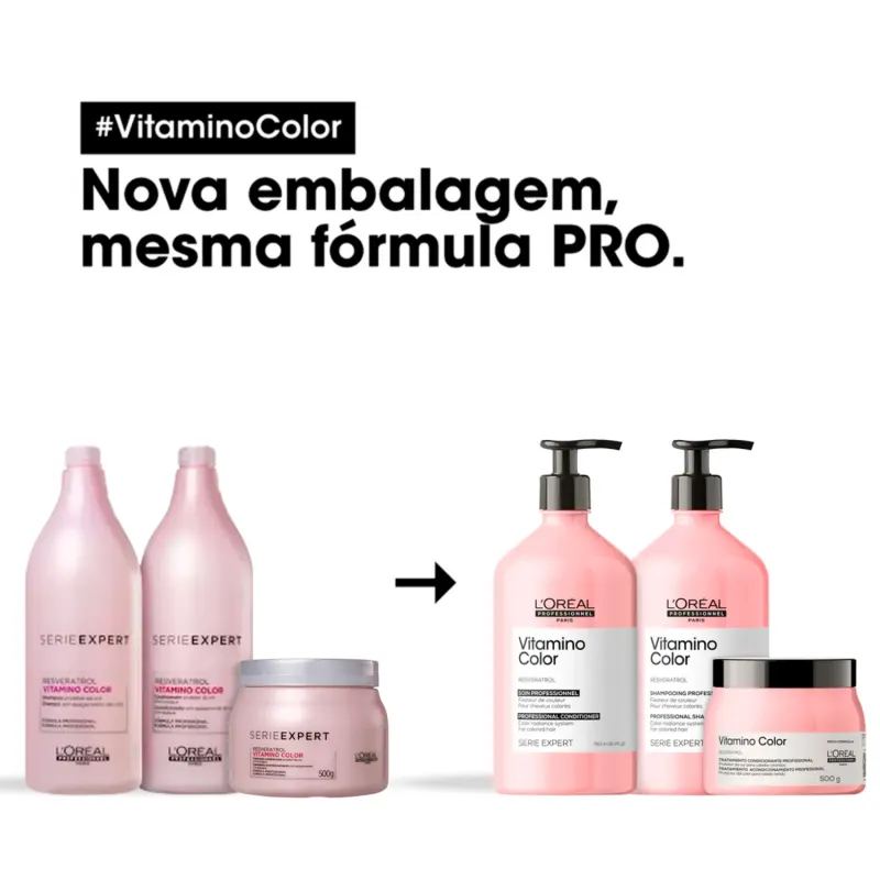 Kit L'Oréal Professionnel Serie Expert Vitamino Color Trio (3 Produtos)