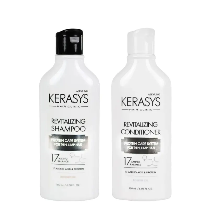 Kerasys Kit (Duo Revitalizing 180ml + Leave In Heat Active Damage Repair 50ml)