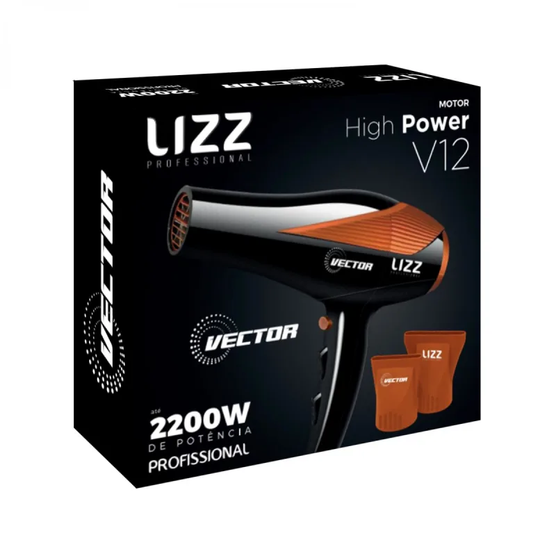 Lizz Vector Pro 2400W - Secador de Cabelos 220V