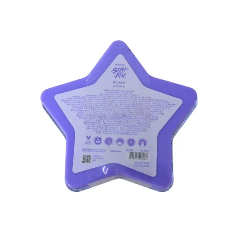Blush Compacto Ruby Rose Stay Fix St10 5,3g