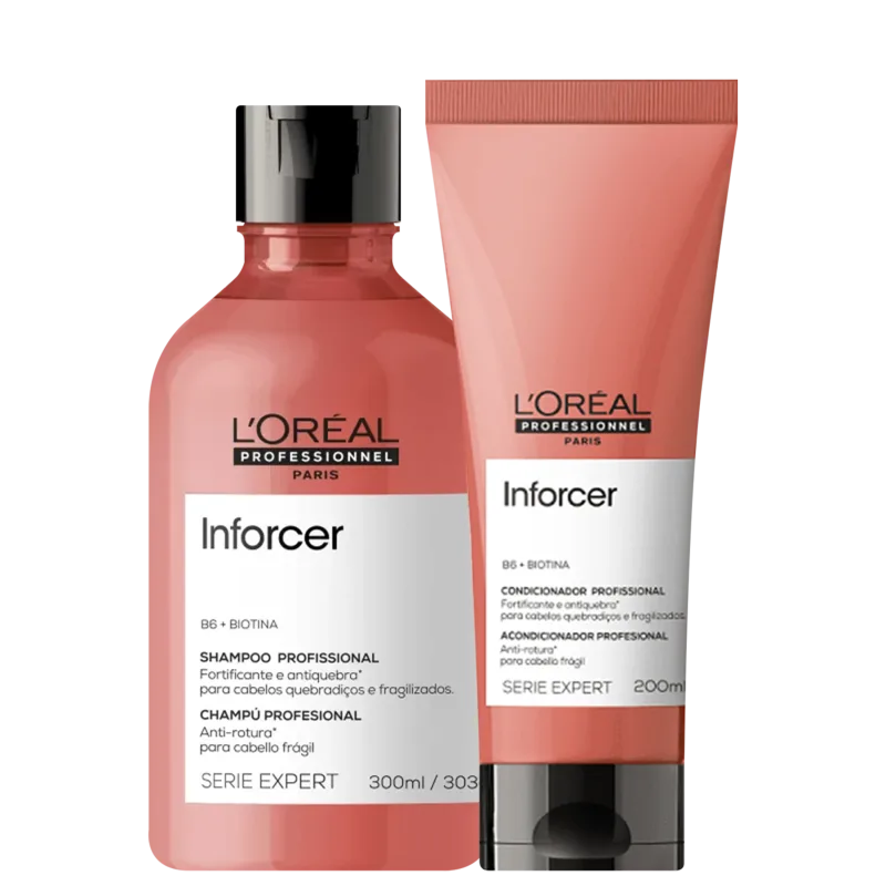 Kit L'Oréal Professionnel Duo Expert  Inforcer - Shampoo 300ml + Condionador 200ml