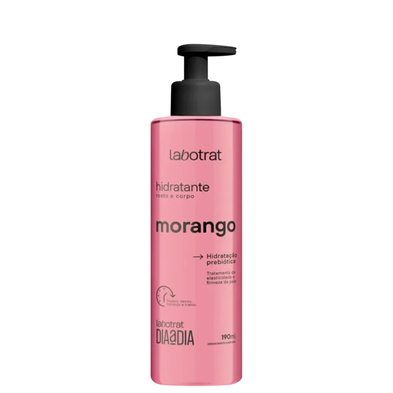 Esfoliante + Hidratante Rosto e Corpo Labotrat Morango