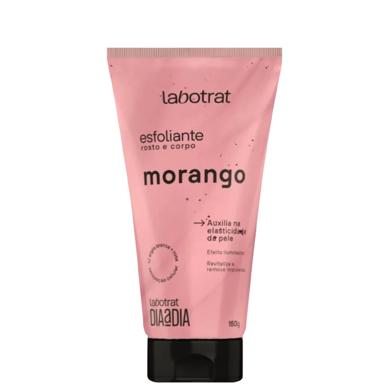 Esfoliante + Hidratante Rosto e Corpo Labotrat Morango