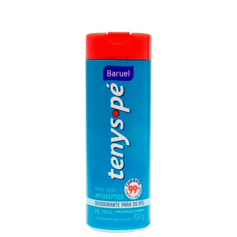 Tenys Pé Baruel Menta Fresh - Talco Desodorante para os Pés 100g