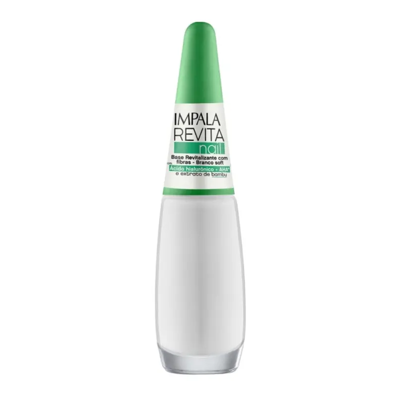 Kit Impala Revita Nail Base Branca Soft + Diurno e Noturno