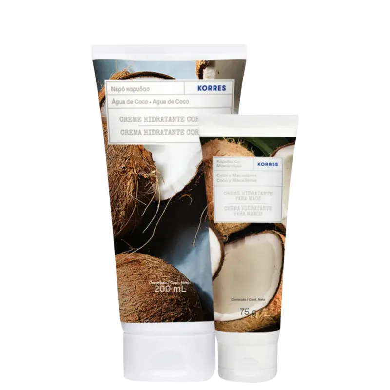 Kit Korres Hidratação Mãos e Corpo (2 Produtos)