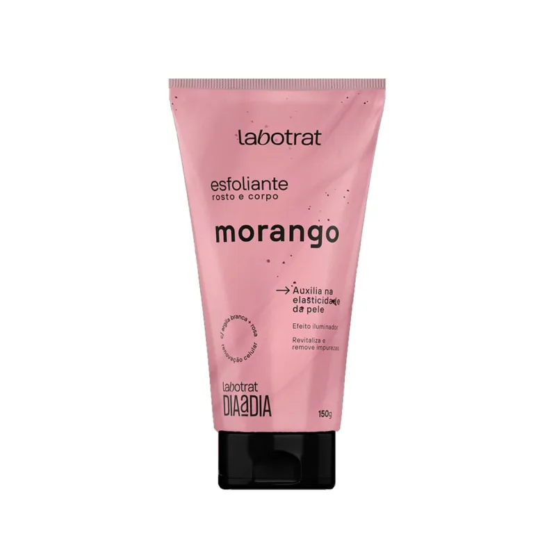 KIT ESFOLIANTE MORANGO 150GR + BODY SPLASH MORANGO 190ML - LABOTRAT