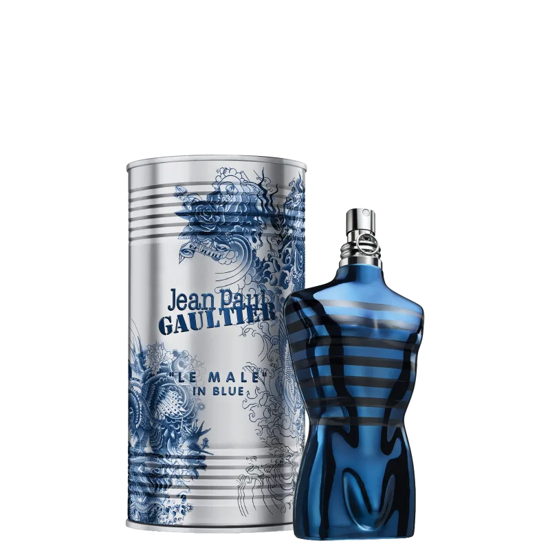 Perfume Importado Masculino Le Male in Blue Jean Paul Gaultier EDP, 125ml.