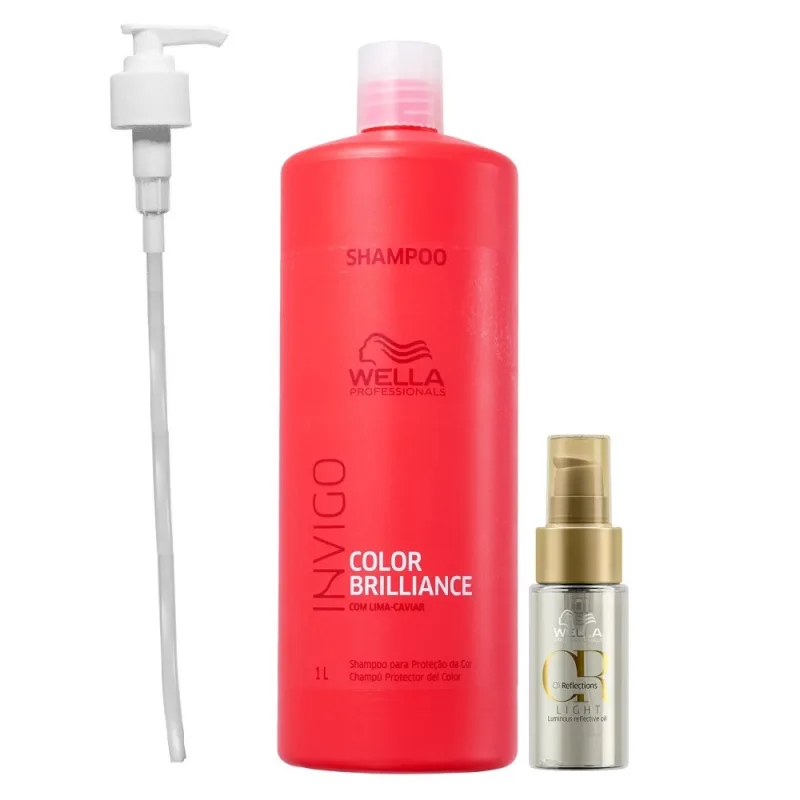 Kit Wella Professionals Oil Reflections Invigo Color Brilliance (3 Produtos)