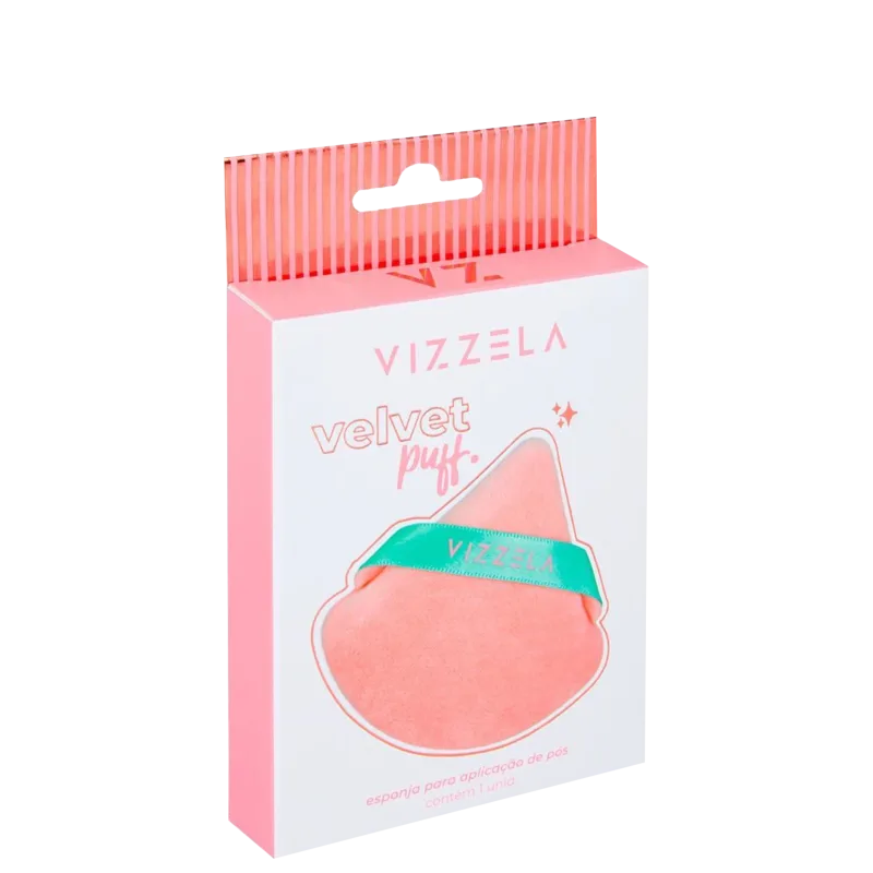 Vizzela Cosméticos Velvet Puff - Esponja de Maquiagem