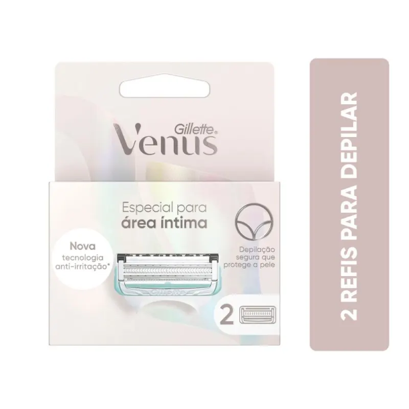 Gillette Venus Íntima - Carga para Aparelho Depilatório (2 Unidades)