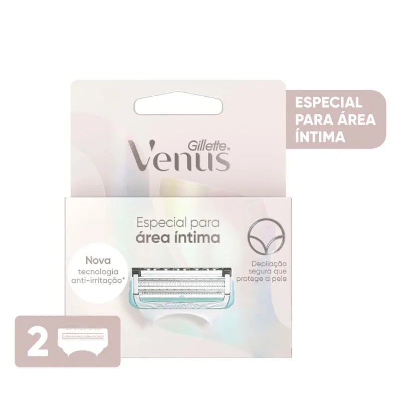 Gillette Venus Íntima - Carga para Aparelho Depilatório (2 Unidades)