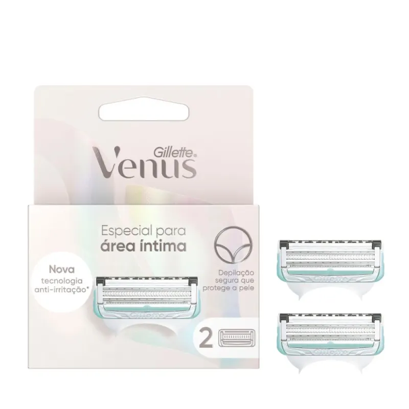 Gillette Venus Íntima - Carga para Aparelho Depilatório (2 Unidades)