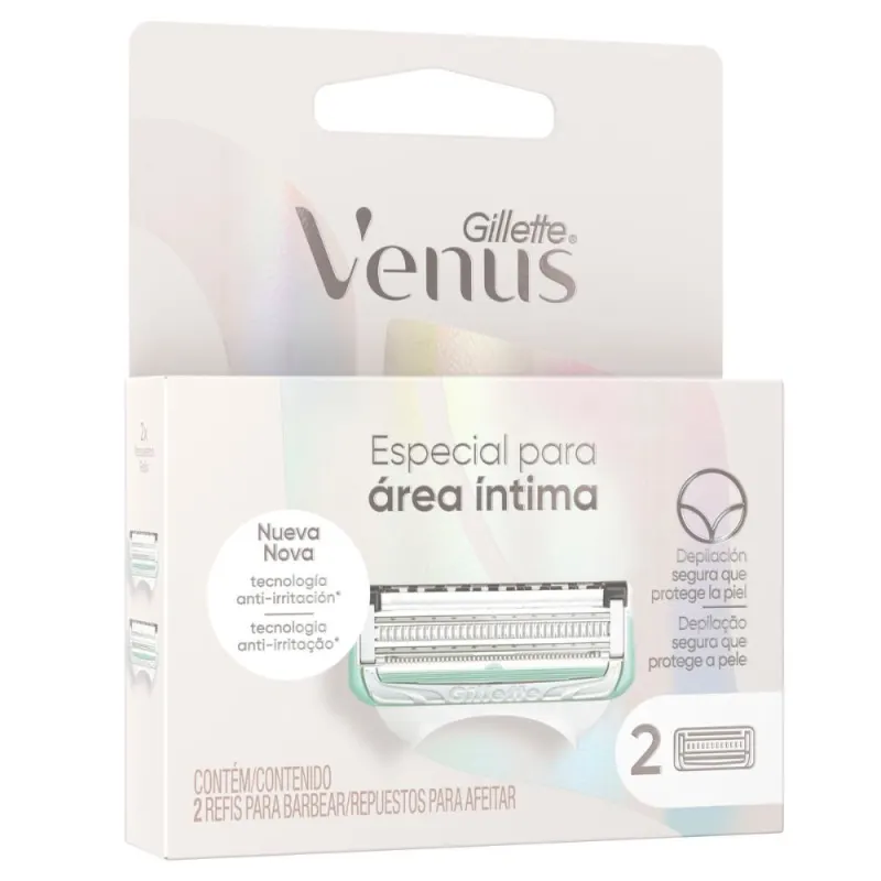 Gillette Venus Íntima - Carga para Aparelho Depilatório (2 Unidades)