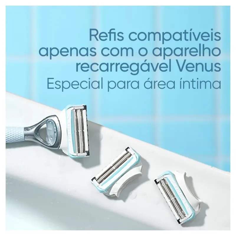 Gillette Venus Íntima - Carga para Aparelho Depilatório (2 Unidades)